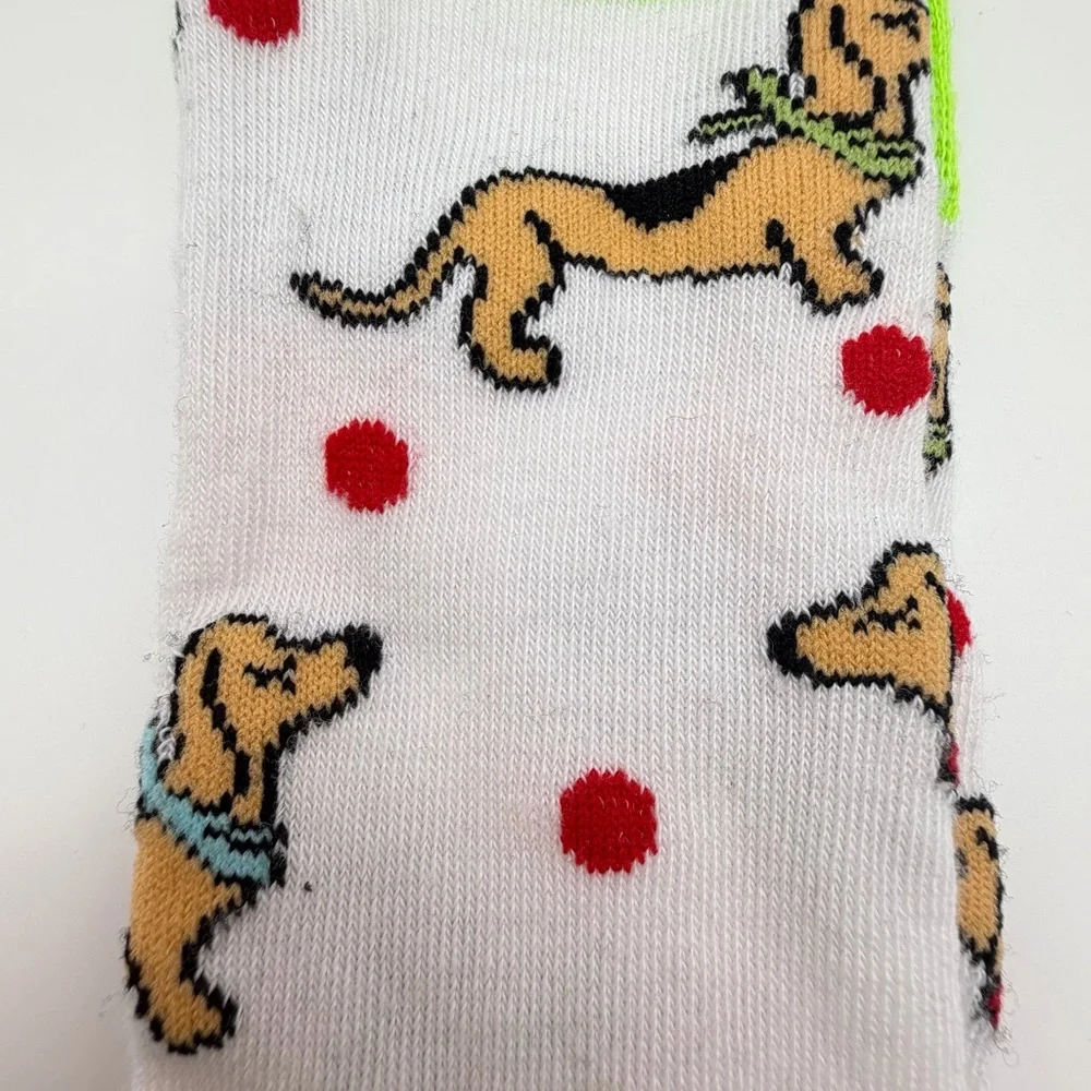 Women's‎ Dachshund Knee High Socks Novelty Dog Print Fun Gift Juncture 5–9 New